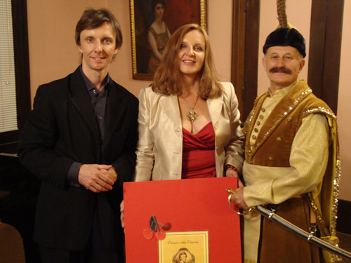 Maja Trochimczyk with Wojciech Kocyan and choreographer Edward Hoffman