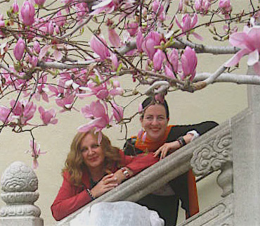 Maja Trochimczyk with Susan Rogers, Pacific Asia Museum, February 2010